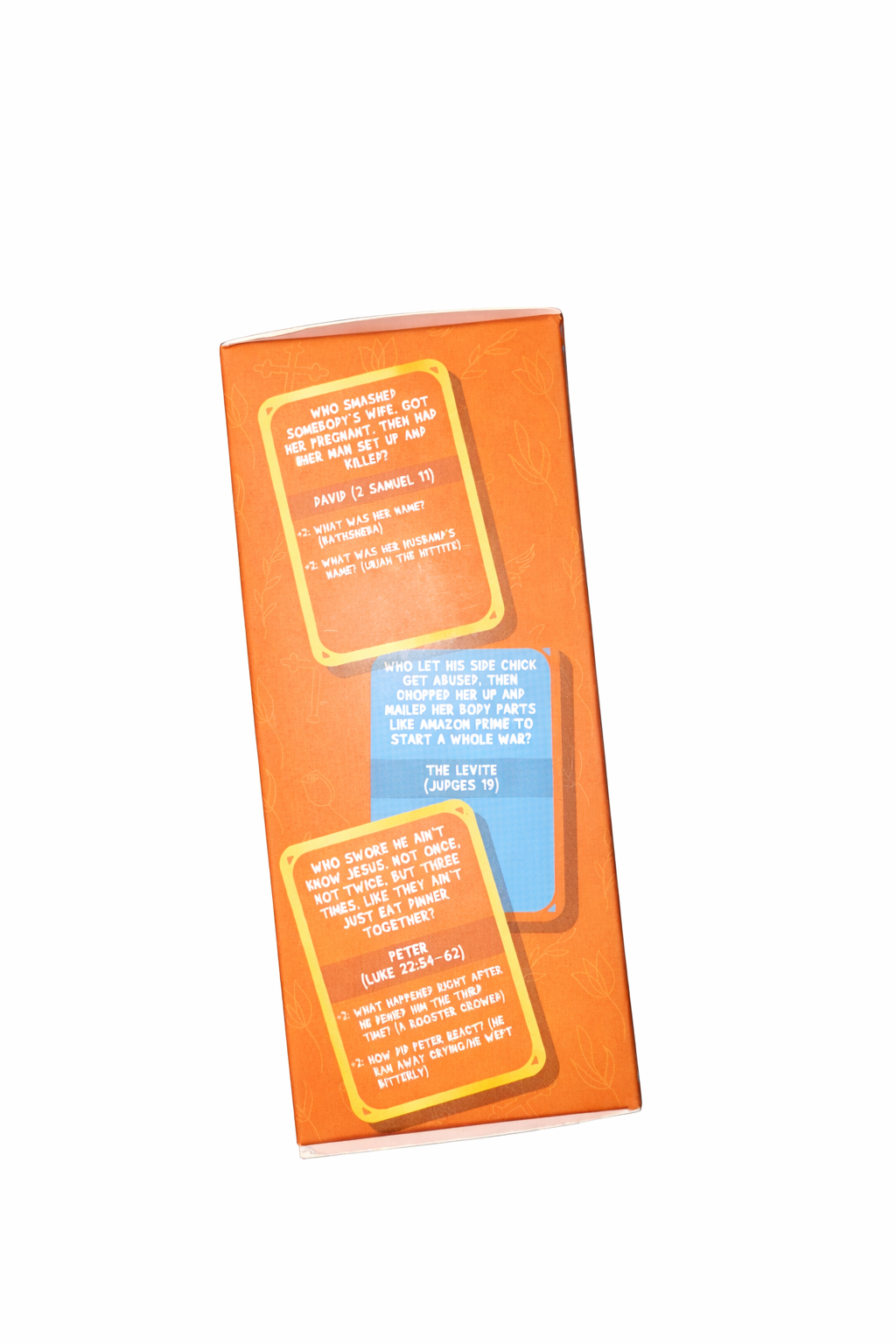 Sanctified Shenanigans™ Bible Trivia for the Holy & Hood (100 Cards)