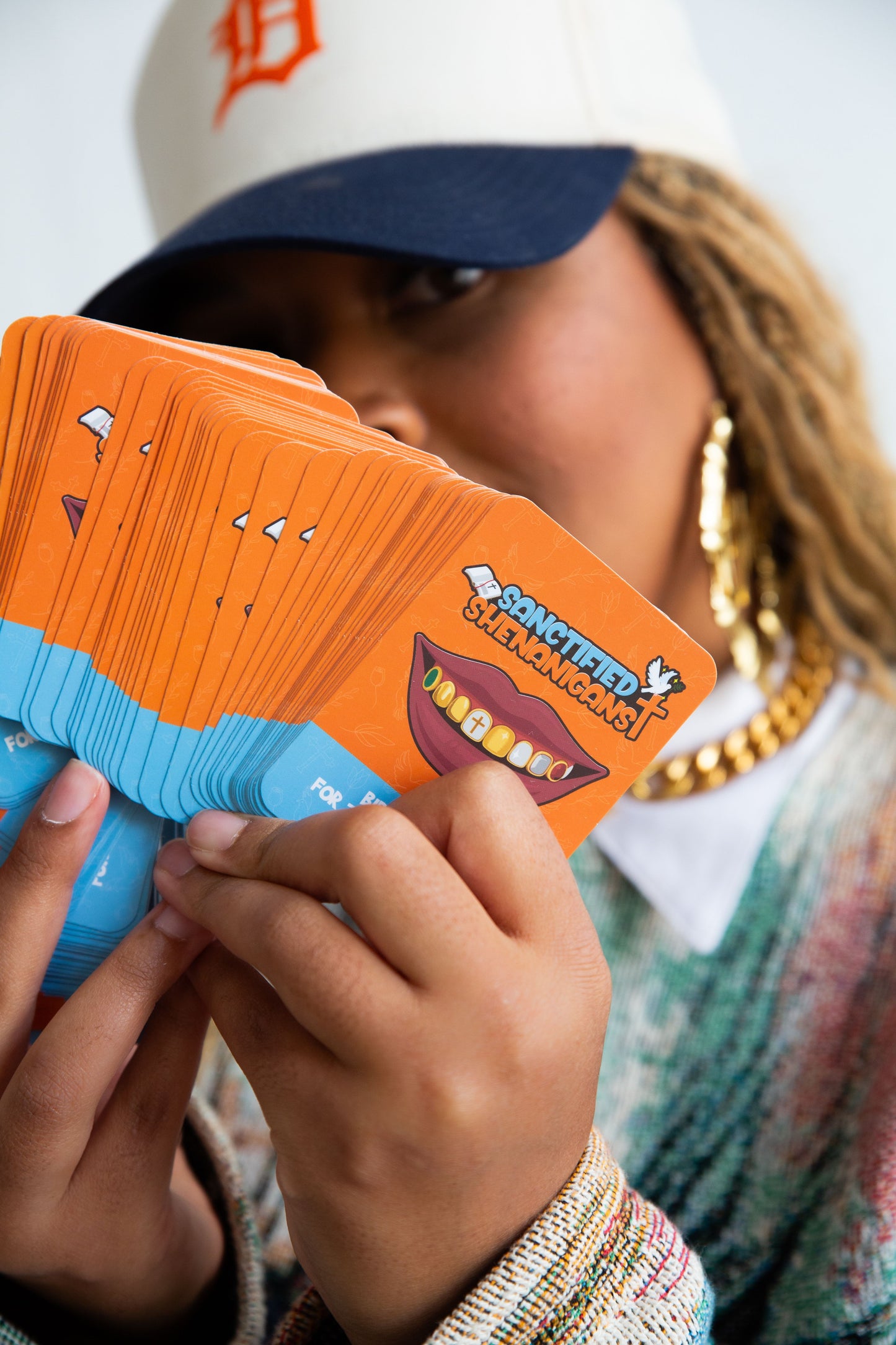 Sanctified Shenanigans™ Bible Trivia for the Holy & Hood (100 Cards)